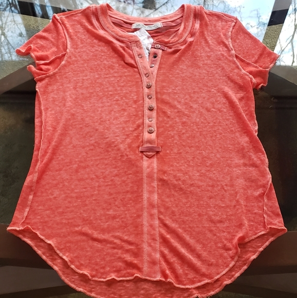 WOMEN'S FREE PEOPLE KIA TEE ORANGE SIZE MEDIUM - Picture 4 of 12